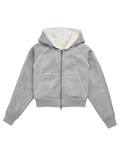 Folklore Album Gray Faux Shearling Jacket