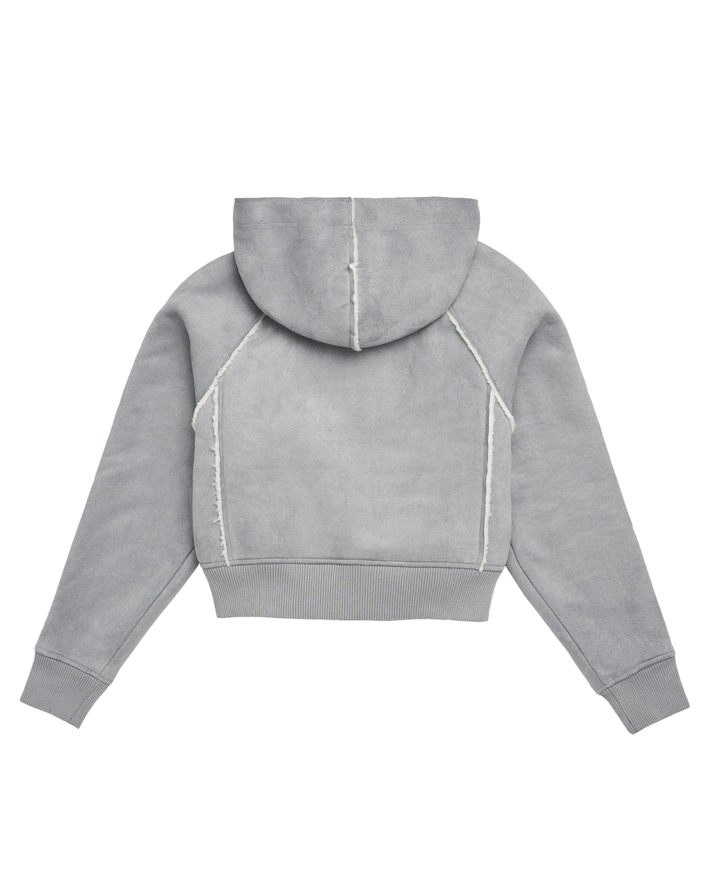 Folklore Album Gray Faux Shearling Jacket