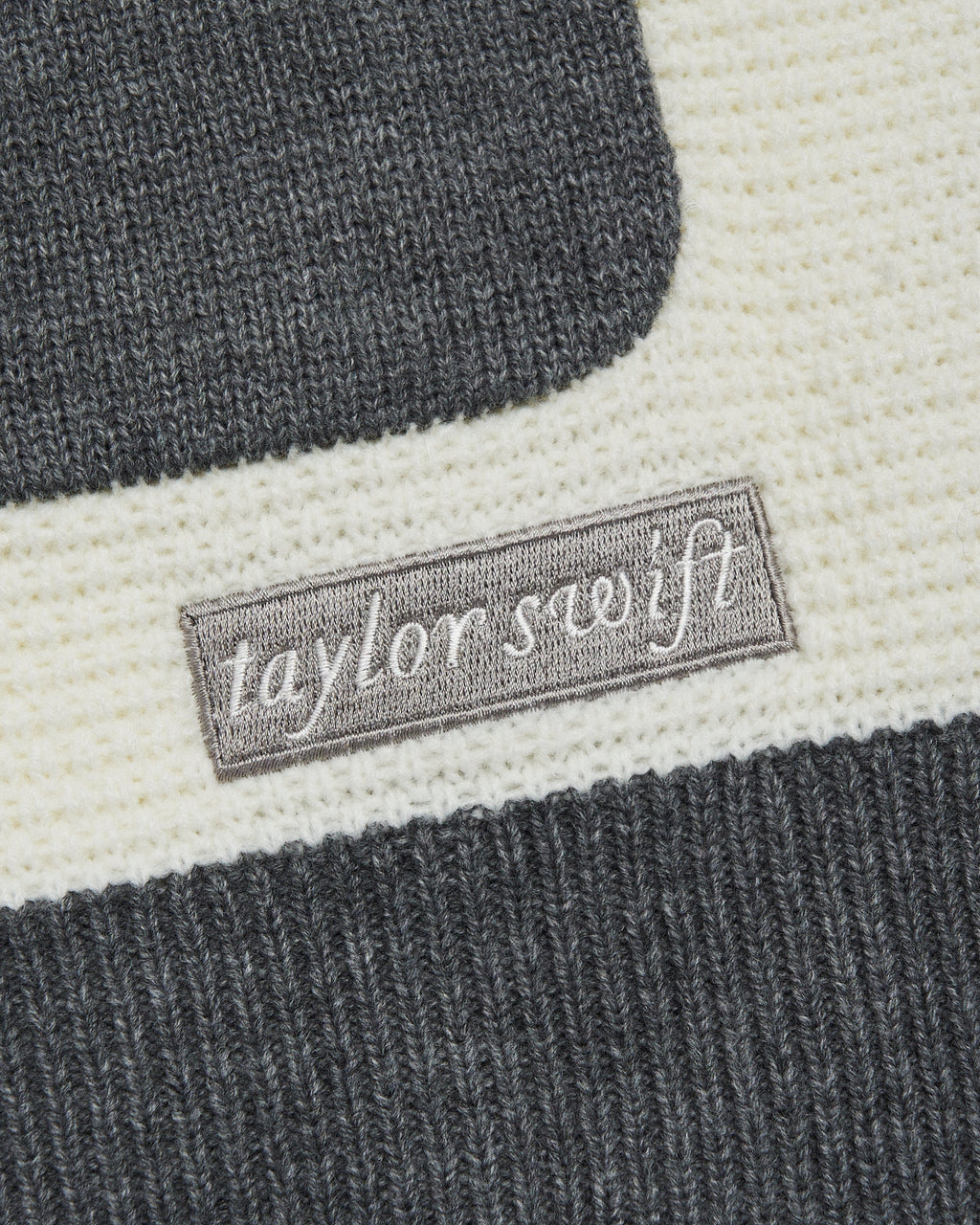 Folklore Album Quarter Zip Up Sweater