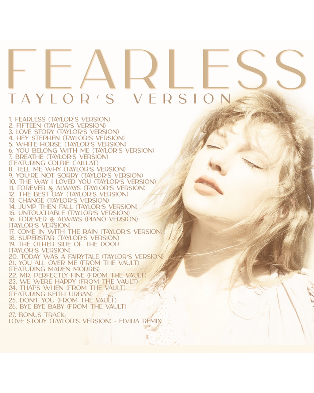 Fearless (Taylor's Version) CD